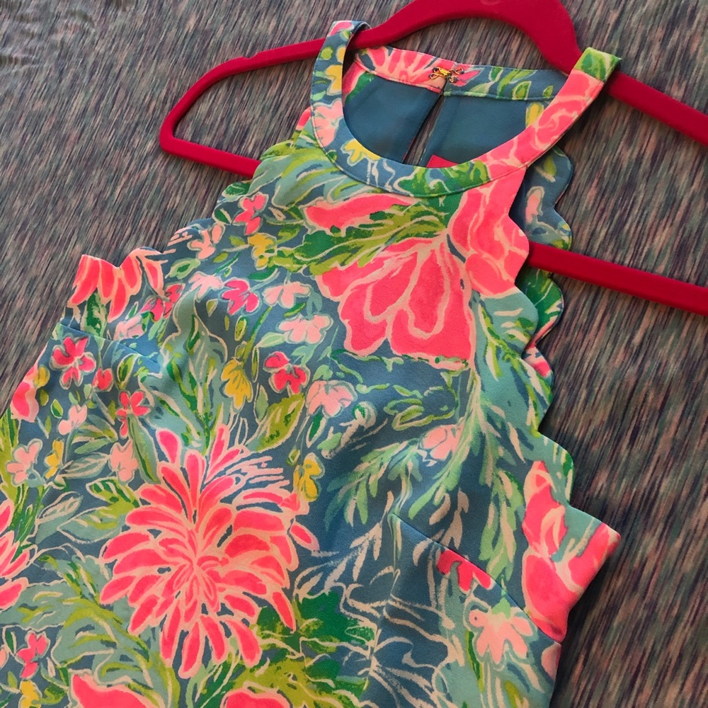 Christmas Big Sale! scalloped Lilly Pulitzer dress